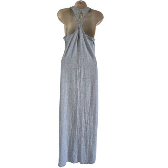 Lululemon Restore & Revitalize Maxi Jersey Dress Heathered Gray-8 Pima Cotton - Picture 4 of 11